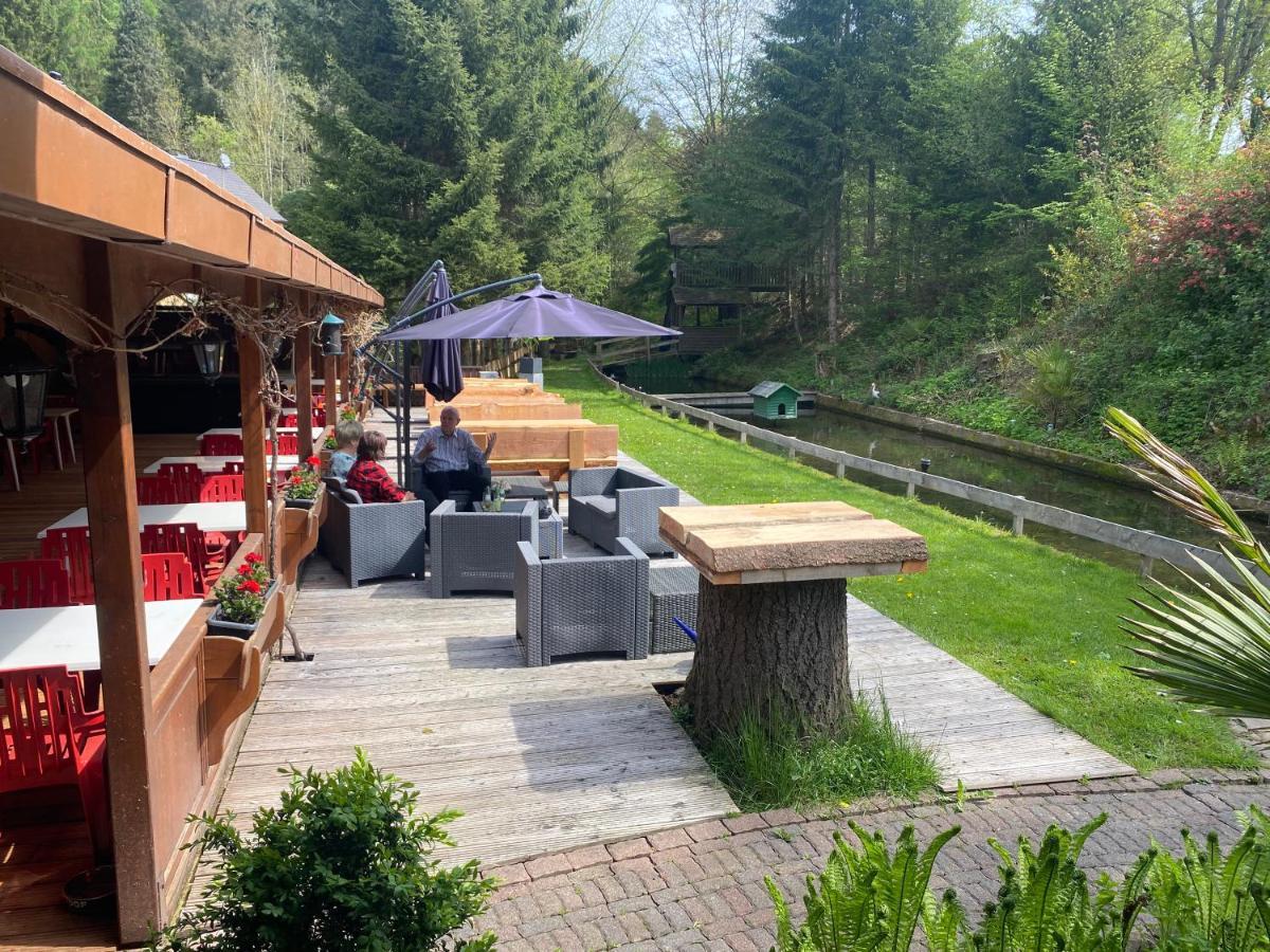 Hotel-Restaurant Theis-Muehle Biersdorf am See ภายนอก รูปภาพ